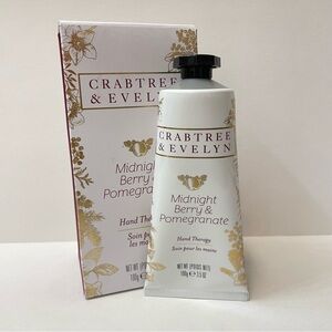 Crabtree & Evelyn Midnight Berry & Pomegranate Hand Therapy Cream Lotion